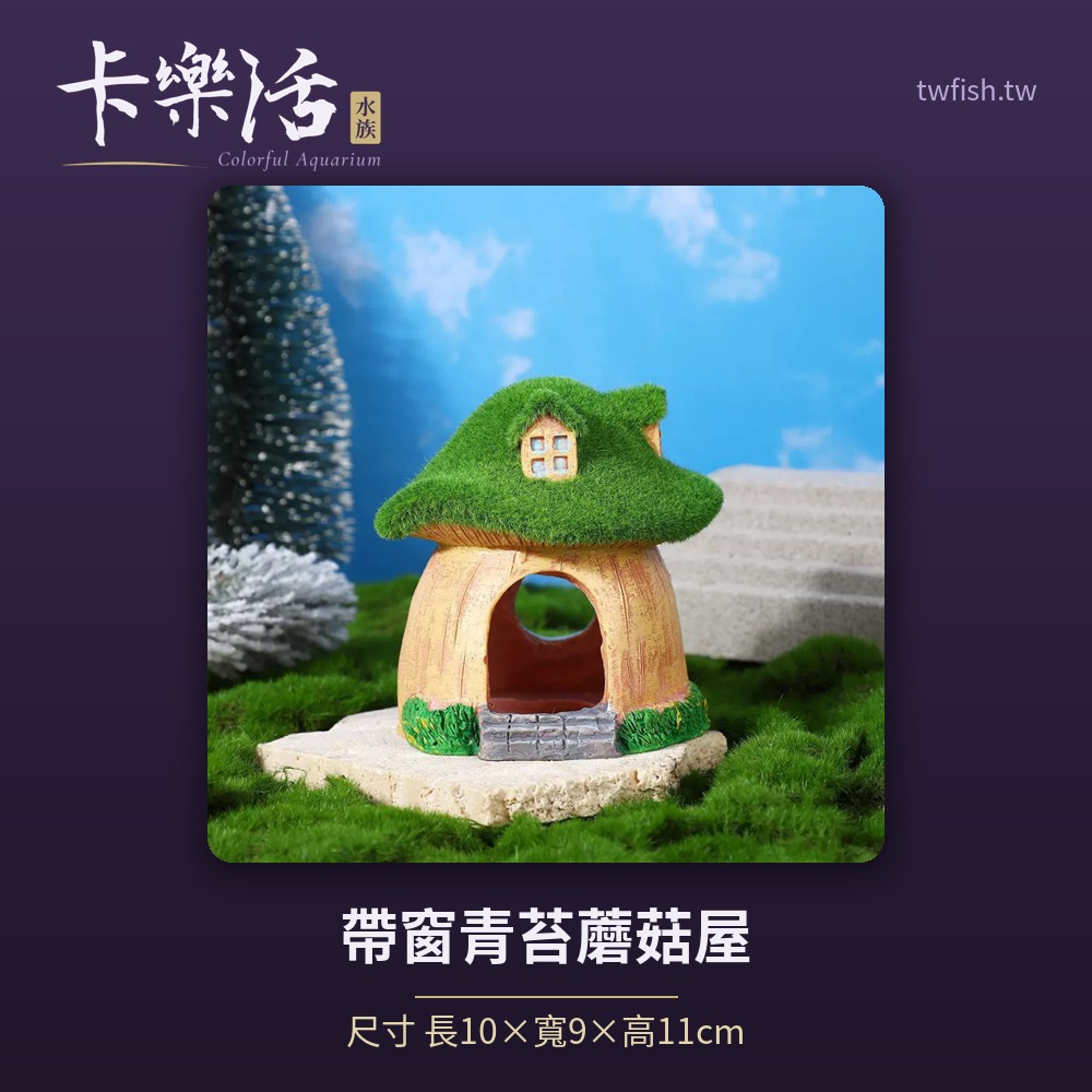 魚缸造景擺件/蝦屋/假山石 精選款:圖片 5
